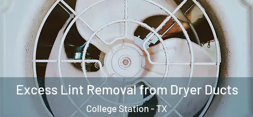 Excess Lint Removal from Dryer Ducts College Station - TX