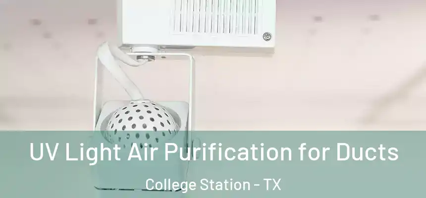 UV Light Air Purification for Ducts College Station - TX